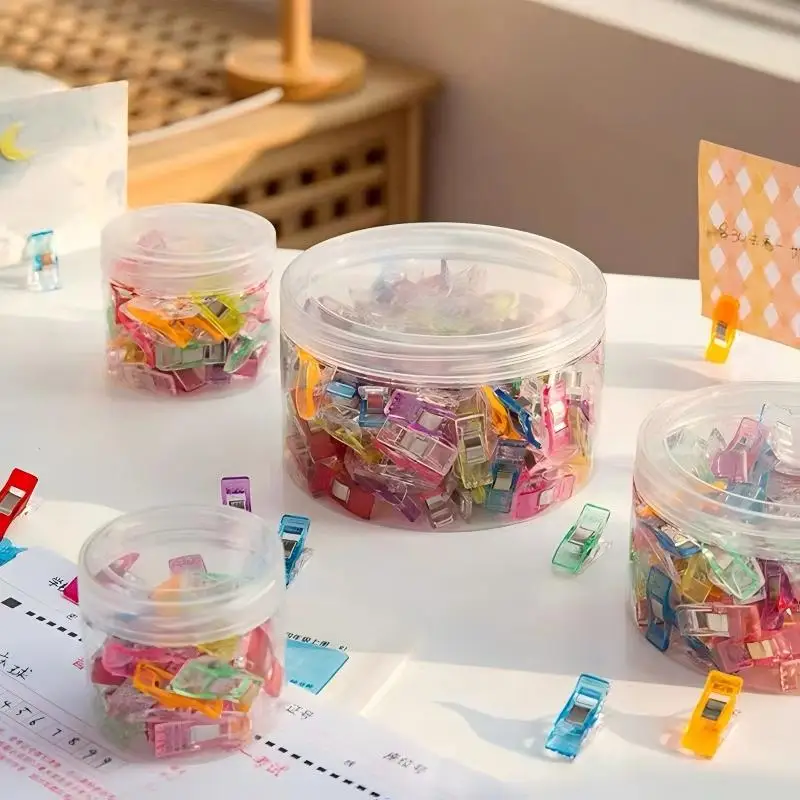 Colorful Plastic Edging Clip Clothing Patchwork Strong Clip Sewing Positioning Clip Small Clip Axe Clip Multifunctional Clip