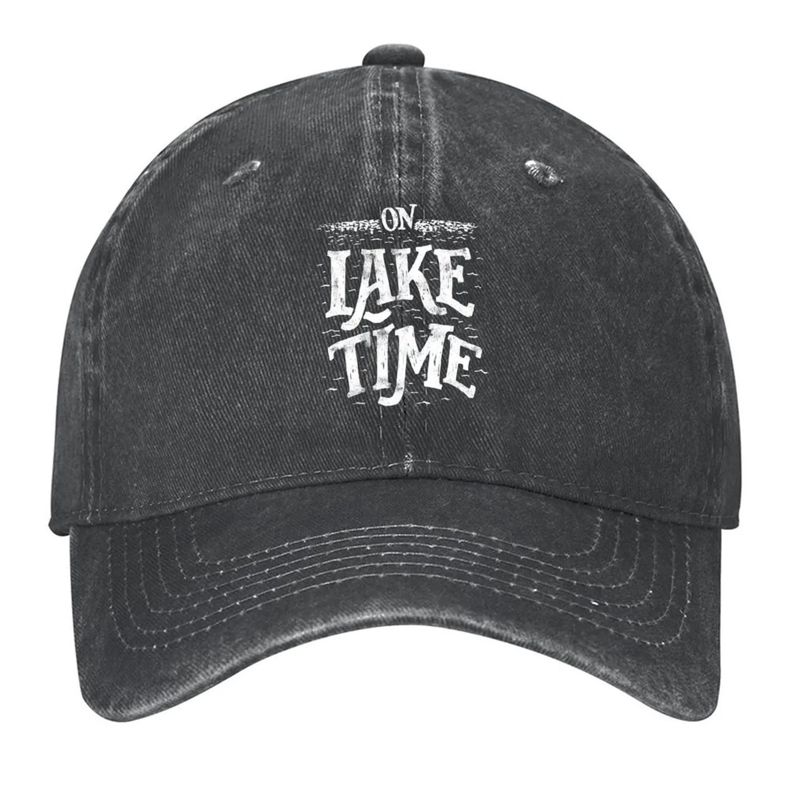 

On Lake Time, Lake Shirts for Women and Men, Lake Life, Tahoe, House Gifts, Summer Vacation, Norman Baseball Cap