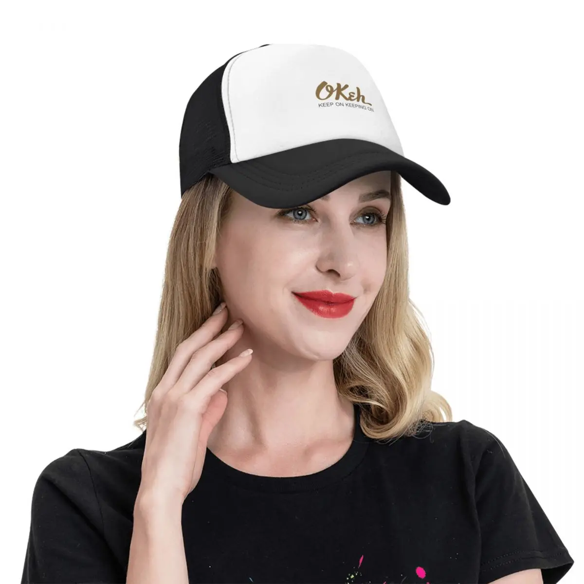 Okeh - Keep On Keeping On A Czapki z daszkiem Trucker Hats