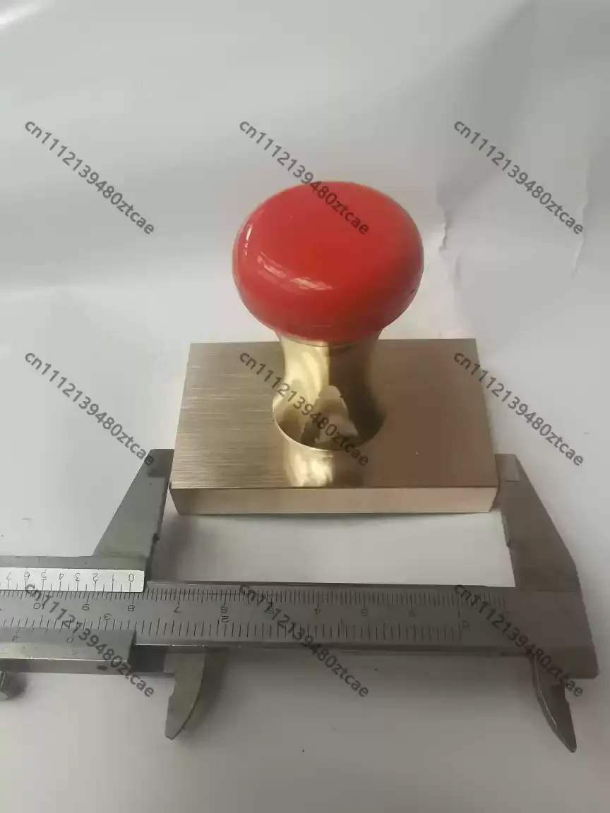 50×80mm Copper Seal Blank Stamp Material