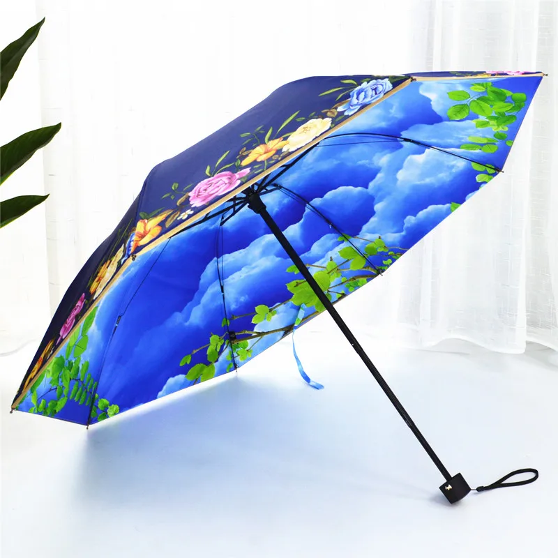 Women Umbrella Parasol Rain Visor Mini Uv Chinese Umbrella Automatic Small Windproof Luxury Aesthetic Upf50 Guarda Chuva Sun