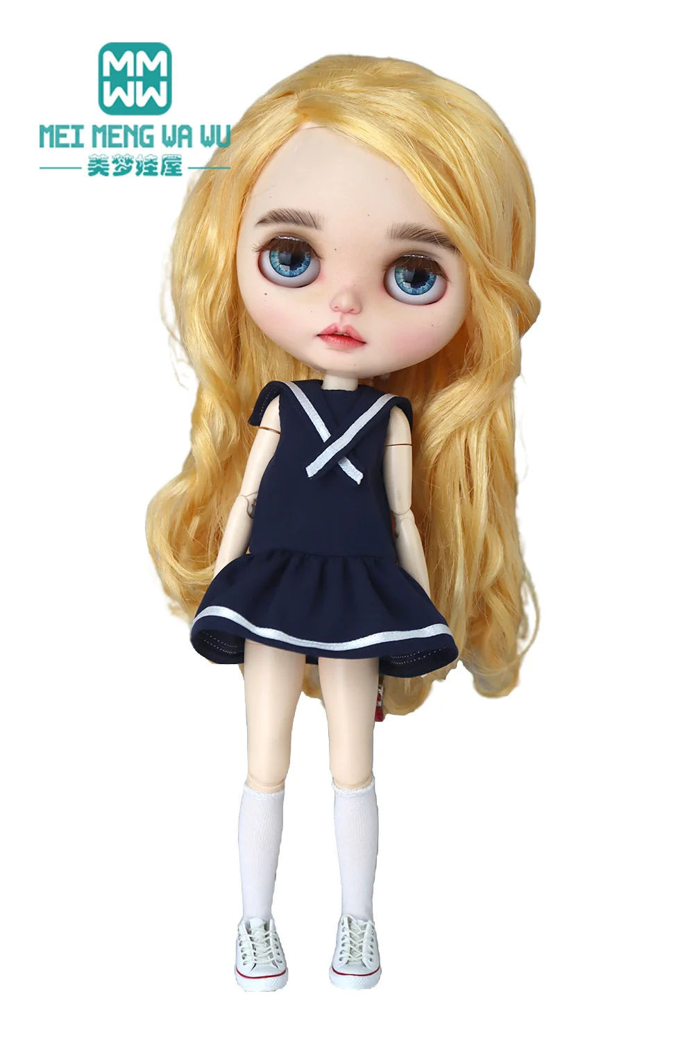 Blyth Azone OB22 OB24 – accessoires de poupée, uniforme de marin à la mode, uniforme d'école, jupe en Denim, jouets cadeaux