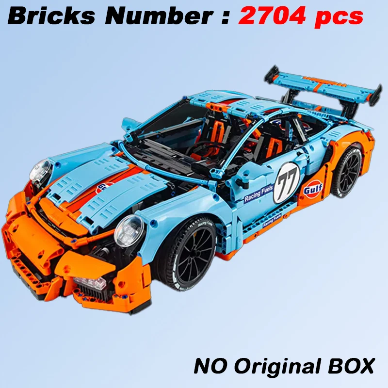

Moc High-tech Super Sport Car 1:8 Model Set Gt3 Building Blocks Rs Bricks Educational Toy Birthday Gifts For Kid Adults