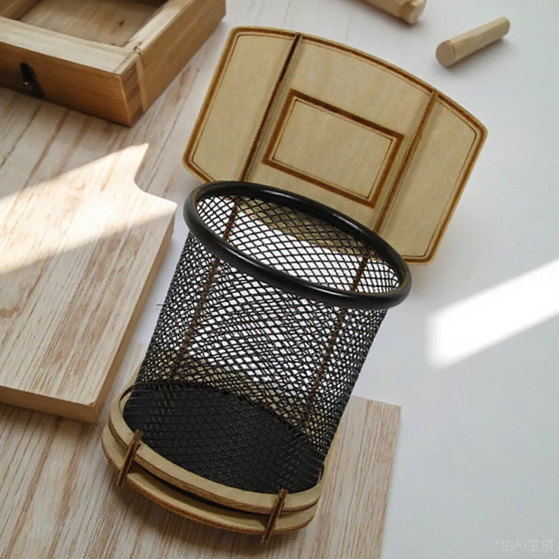 

Creative Basketball Stand Pen Holder Smooth Material, Fine Craftsmanship, Wide Use For Office School, Desktop Pencil