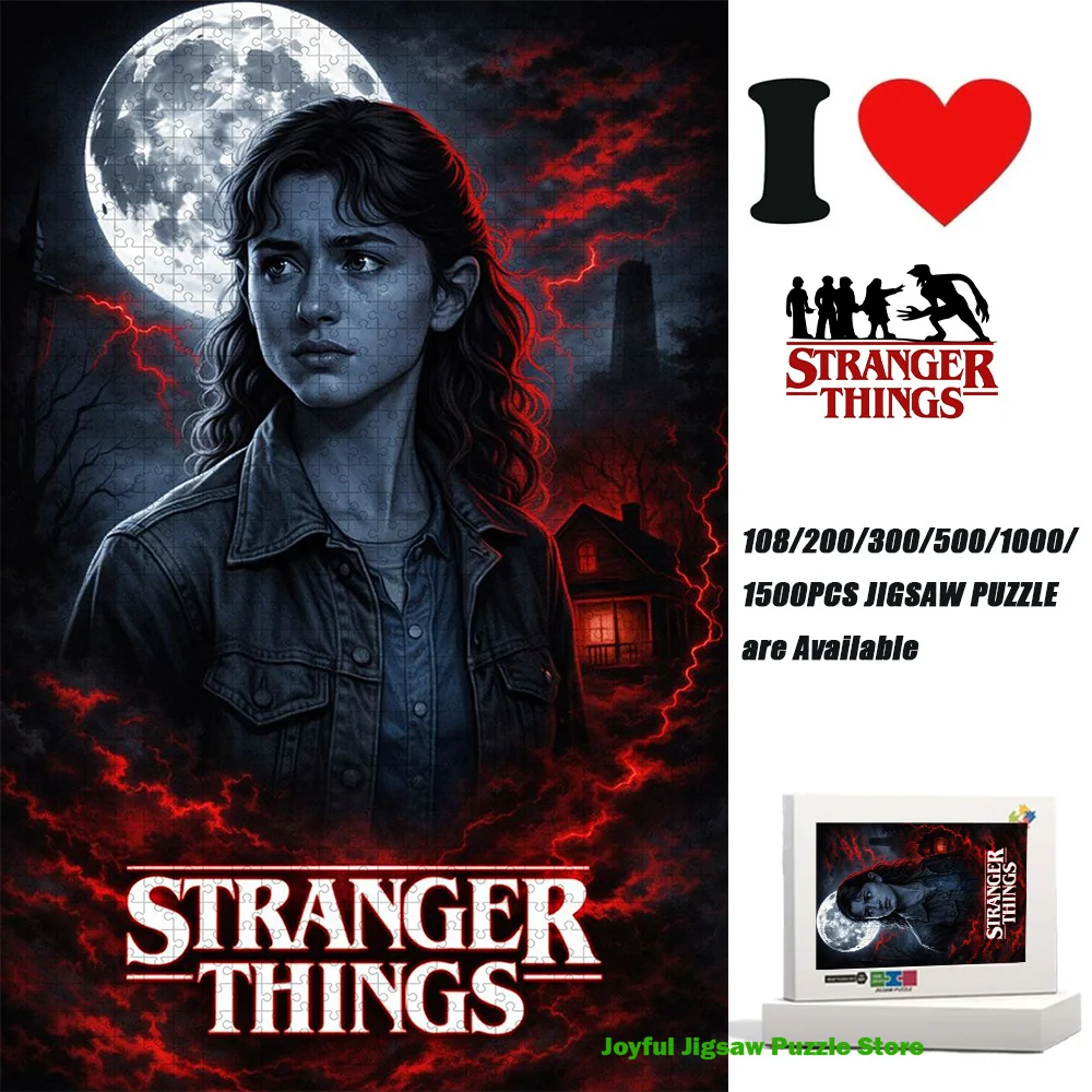 

Пазлы «Очень странные дела»: Макс Мэйфилд, 108/200/300/500/1000/1500 элементов, сцены «Полная луна» и «Дом Криэлла»