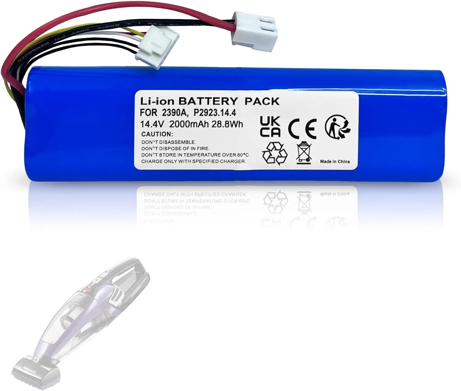 

bATTERY Compitable with Bissell 2390A,2390,23903,P2922-14,P2923-14,2275+,3034+, 3079+,2387+,2390+,2284+,2278+,