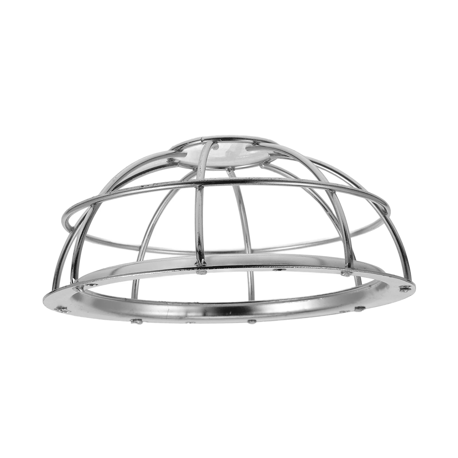 

Explosion Proof Lampshade Iron Mesh Guard Protective Covers for Chandeliers Pendant Shades Smoke Detectors Metal Vintage Round