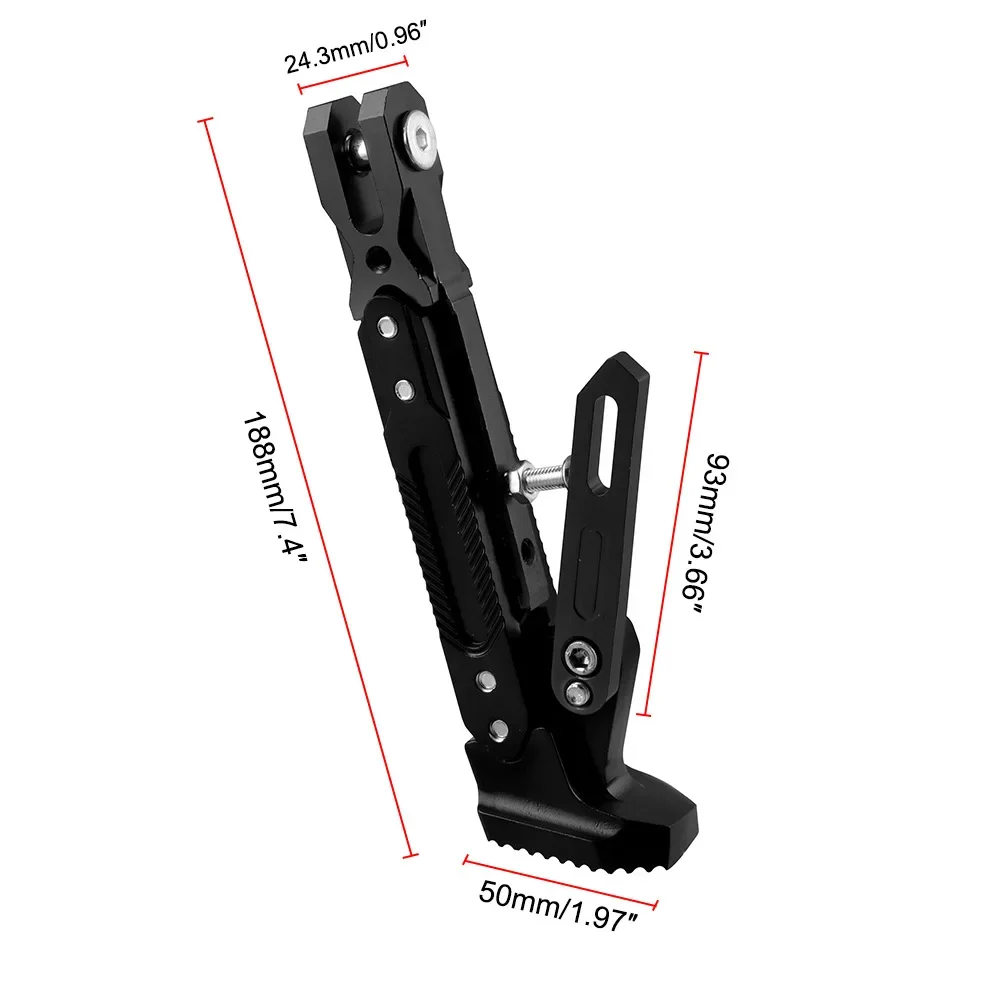 Cross-border special motorcycle modification CNC adjustable parking kickstand electric M3 monkey side antislip support kickstand