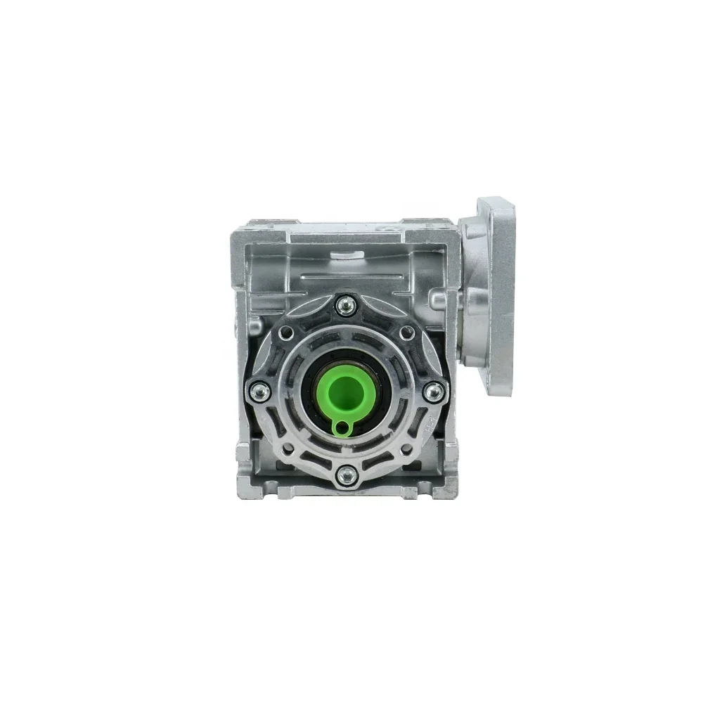 

HLTNC Worm Gearbox RV040 Speed Reducer 18mm Output 90 Degree Ratio 5:1-100:1 for Nema34 86mm Flange Stepper Motor for Cnc