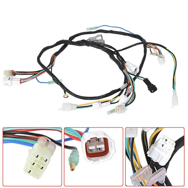 

Жгут проводов в сборе для Banshee 350 YFZ350 1997-2001 3GG-82590-20-00, основной электрический жгут проводов