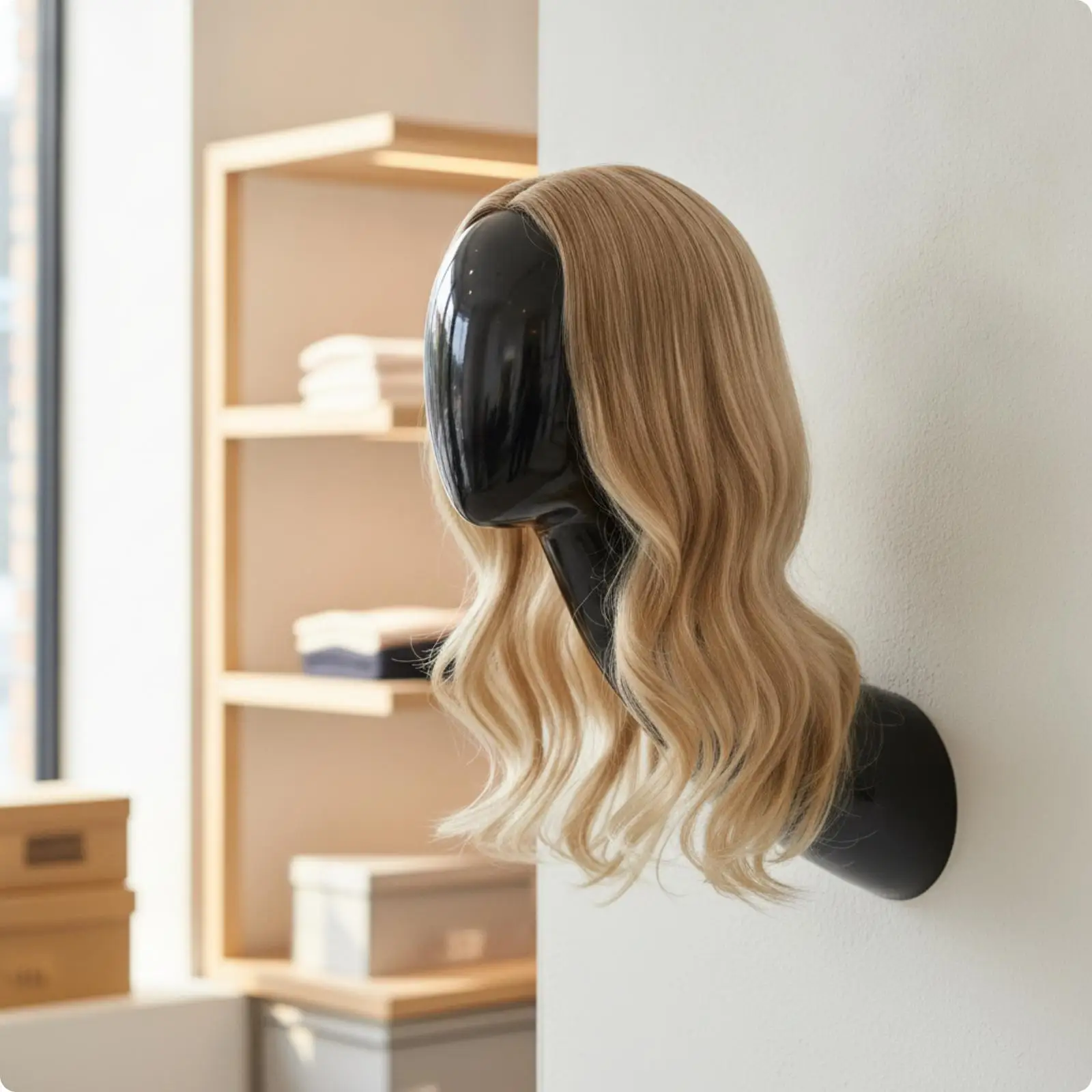 supporto-da-parete-per-esposizione-di-parrucche-in-fibra-di-vetro-nero-lucido