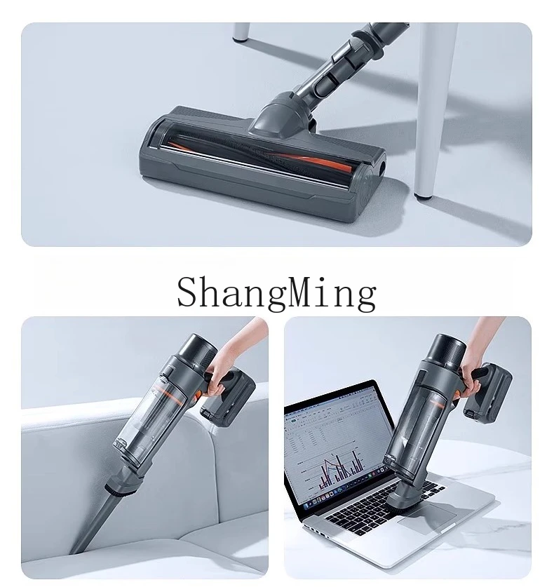 SM new wireless vacuum cleaner household large suction handheld small light sound strong suction