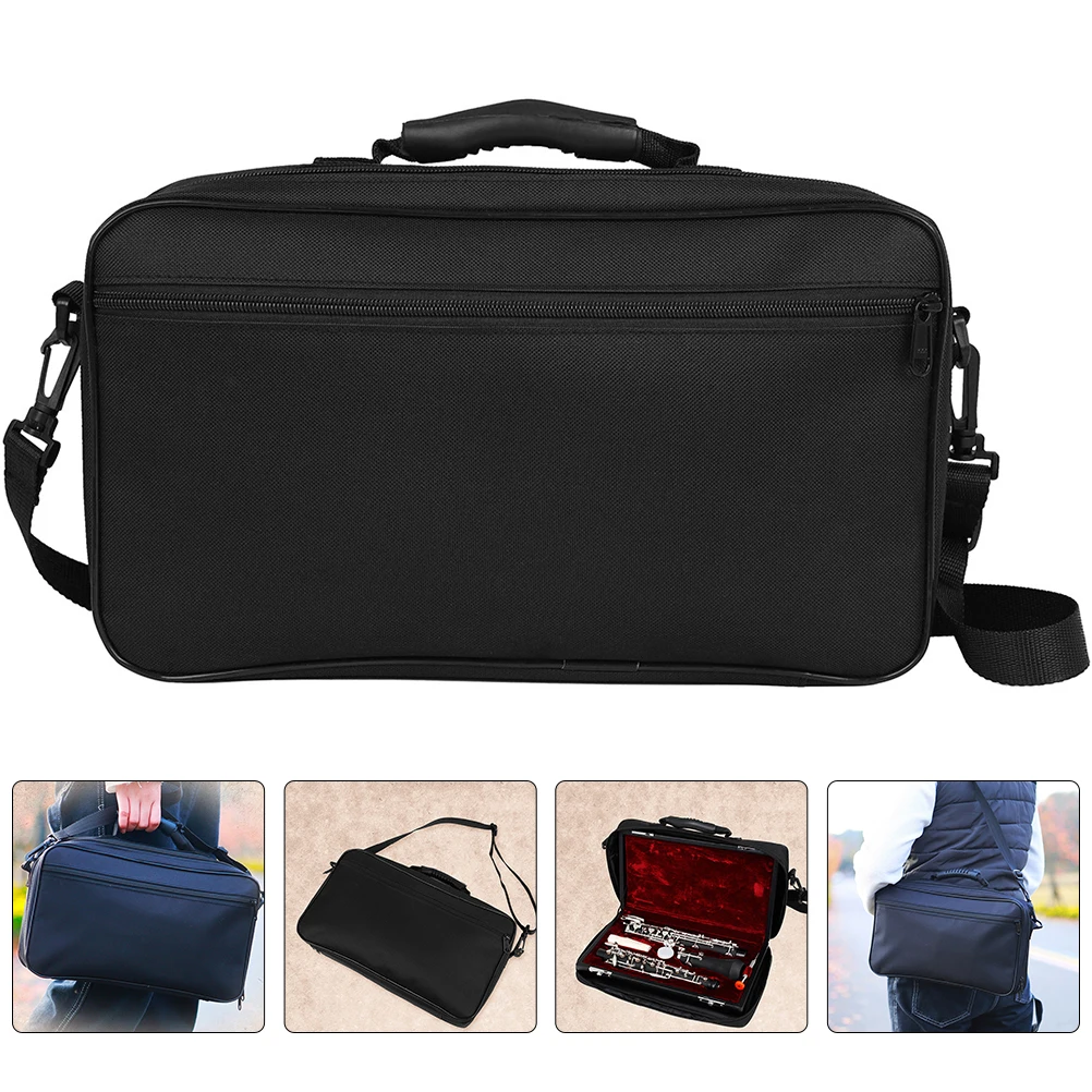 

Waterproof Oboe Shoulder Bag Large Capacity Dust Proof Carrying Bag Oxford Cloth Tote Instrument Storage Pouch