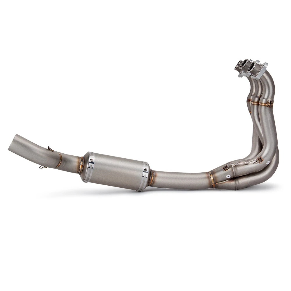 For Triumph TRIDENT 660 Daytona 660 2021-2024 Motorcycle Exhaust System Modify Escape Moto Slip on Front Tube Link Pipe 51MM
