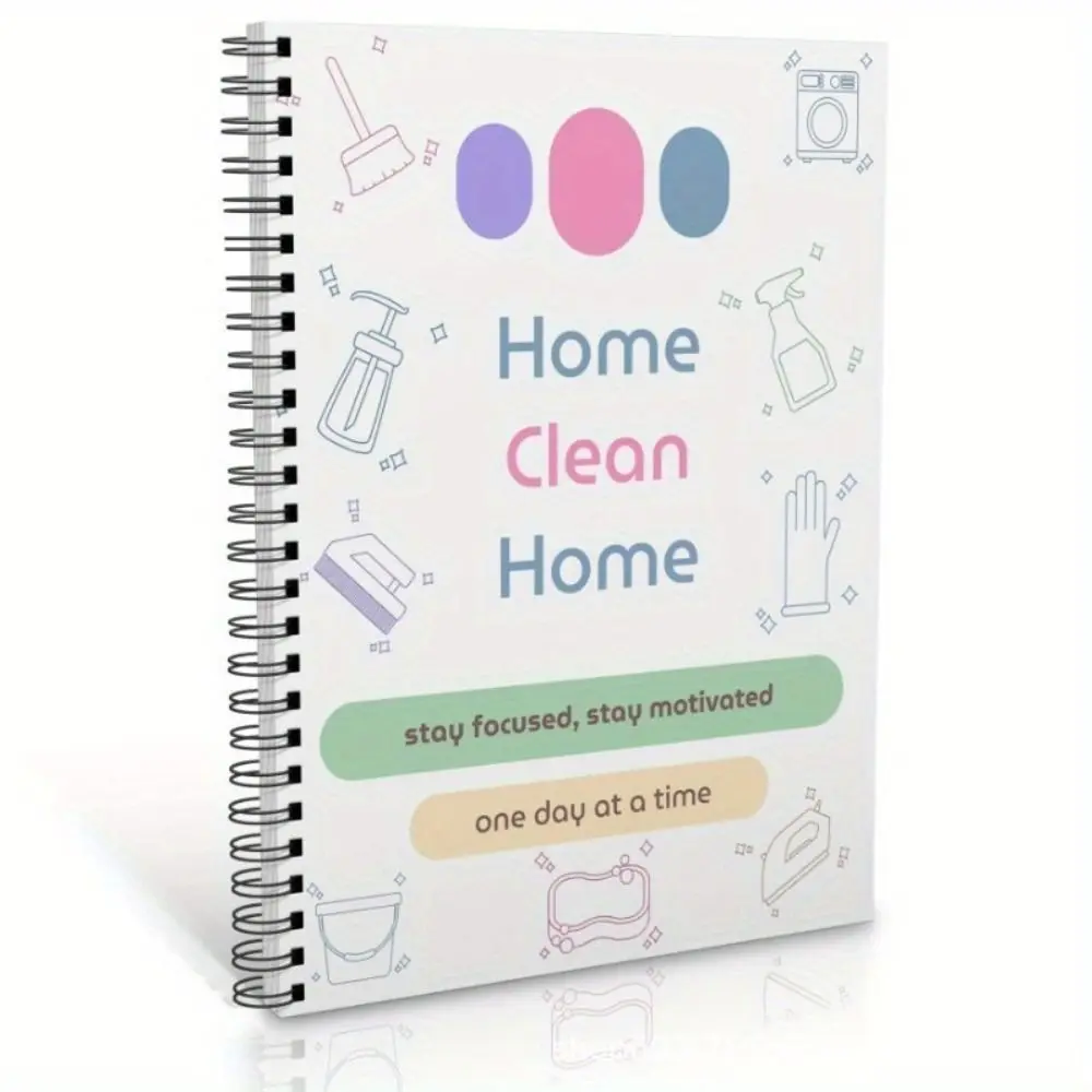 

DIY ADHD Cleaning Planner Daily Weekly Monthly Editable Home Cleaning Schedule Coil Family Cleaning Tasks for Adults and Teens