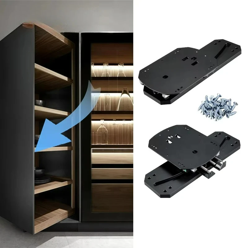 W-A310 90 Degree Rotating Cabinet Mechanism Heavy  Swivel Hardware for Kitchen Storage Cabinet