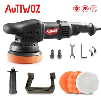 AUTIWOZ car polisher dual action car polishing machine 920W high power random 9mm orbital car polishing machine auto waxing tool buffer