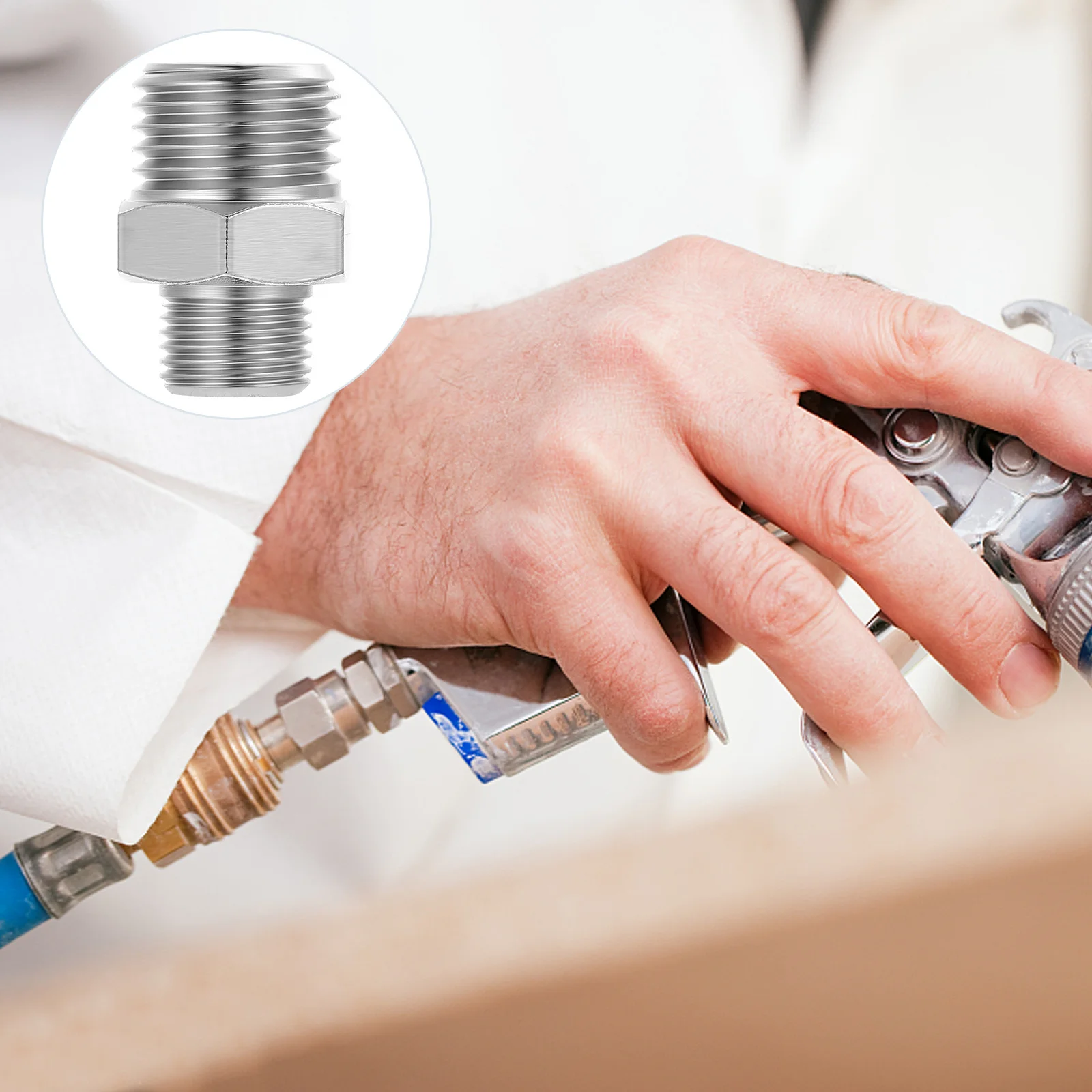 Adapter do aerografu do szybkozłączek węża, konwersja rur, złączki do rur