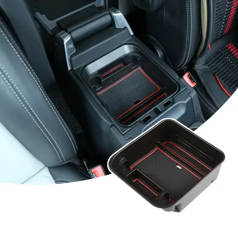For Land Rover Discovery 4 LR4 2010-2016 Car Center Console Armrest Storage Box Organizer Tray Central Tidying Accessories ABS