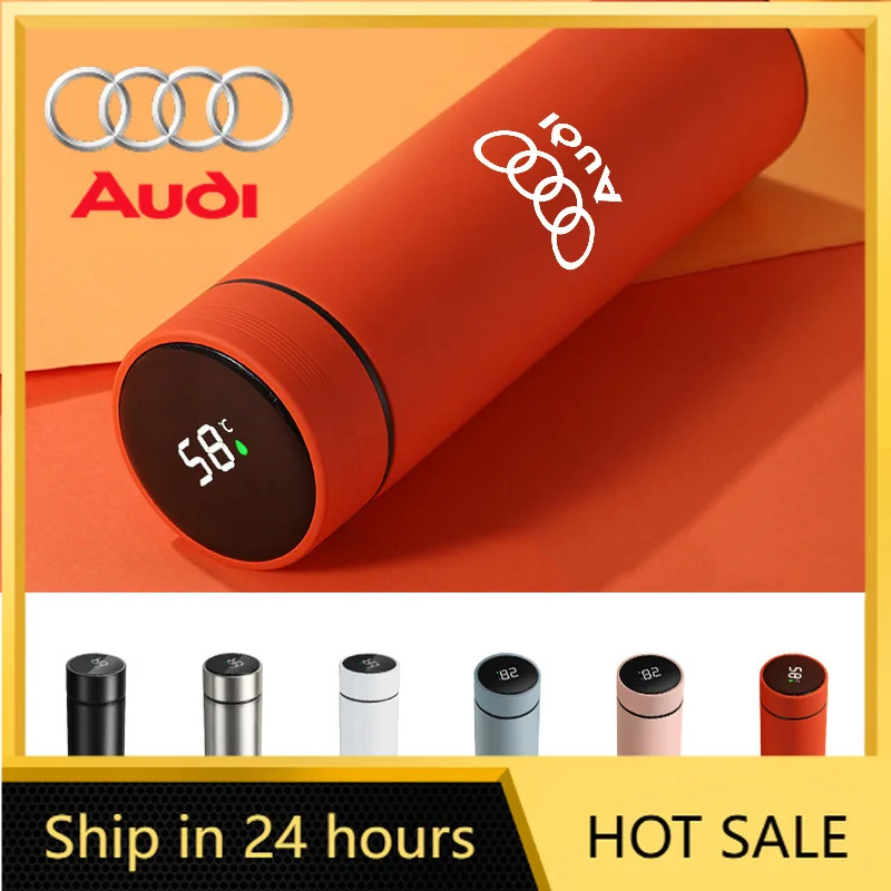 

Термокружка-стакан 500 мл из нержавеющей стали с логотипом Audi (S, RS Line, S7, S8, S5, S) – хит продаж 2026 года