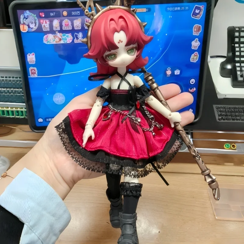 

Bjd Lunar Lore Series, милая неодимая глухая коробка в масштабе 1/8, шарнирная фигурка, Коллекционная настольная игрушка, подвижные шарниры, подарок