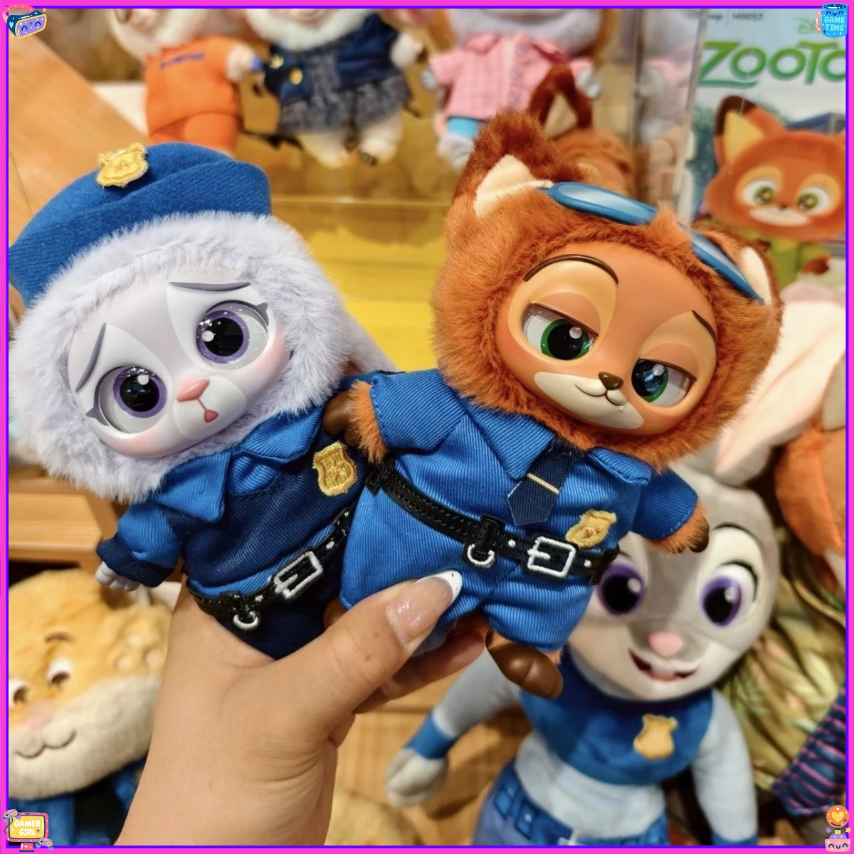 حقيقي MINISO صندوق أعمى Zootopia أفخم سلسلة نيك وجودي دمية المعلقات أنيمي أفخم #4