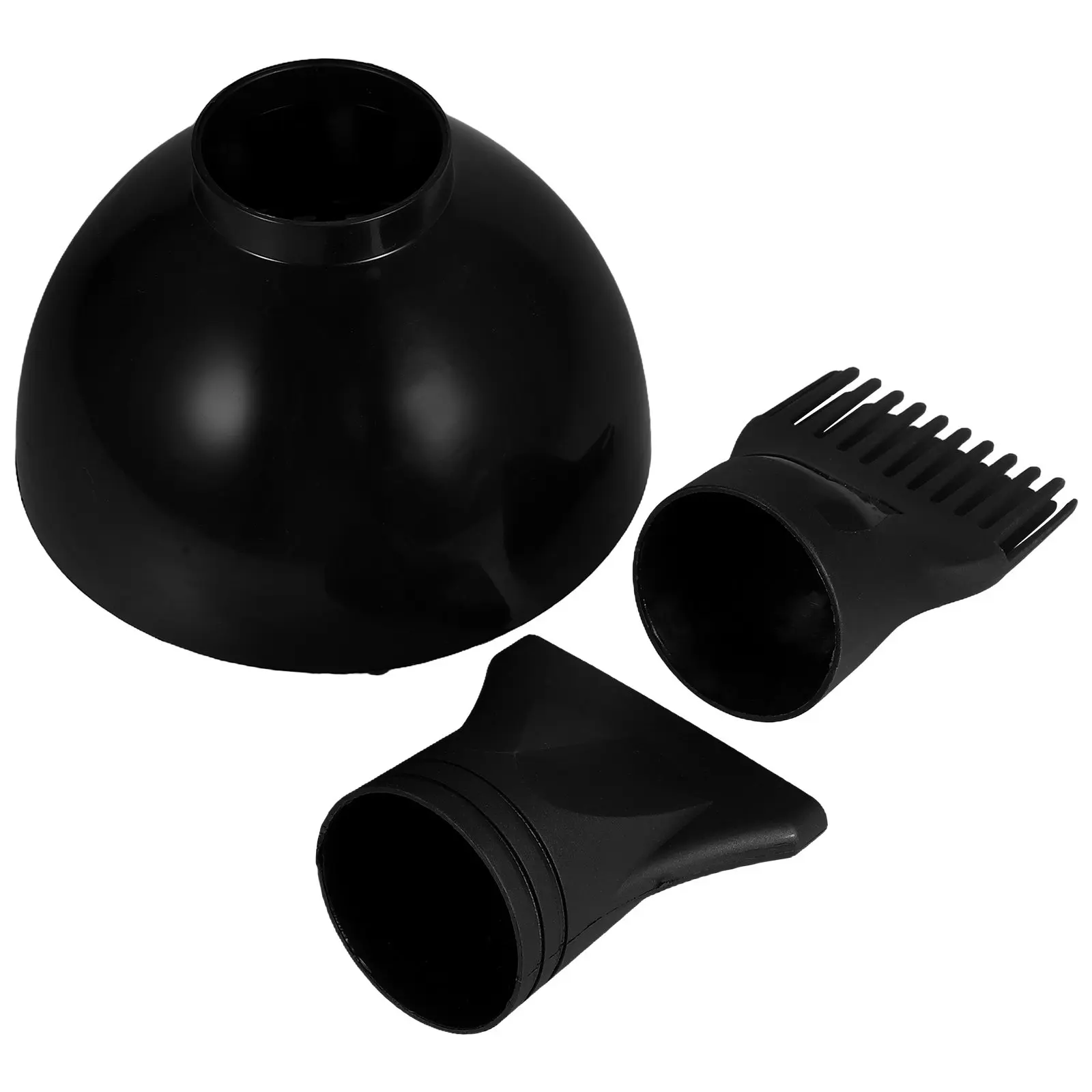 1Set Universal Hair Dryer Accessories Set Diffuser Concentrator Comb Nozzle for Quick Drying Even Heat Distribution Styling