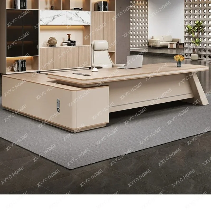 XXCheap Strong Executive Desk Storage Asthetic Modern Drawers Executive Desk Luxury Large
