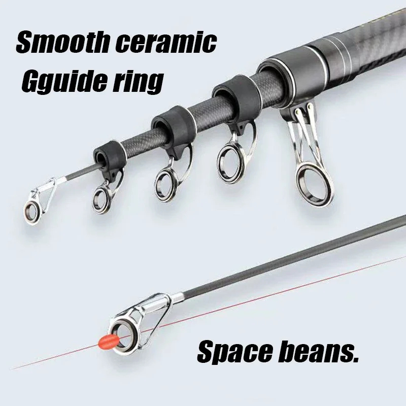 Caña telescópica de carbono para surfcasting a spinning - imagen 3