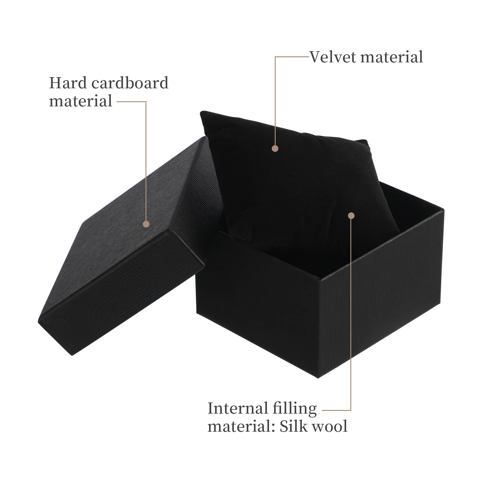 

3pcs Boxes Jewelry For Men Women Bracelet Bracelet Necklace Storage Holder Watch Gift Box Gift Supply Watch Box