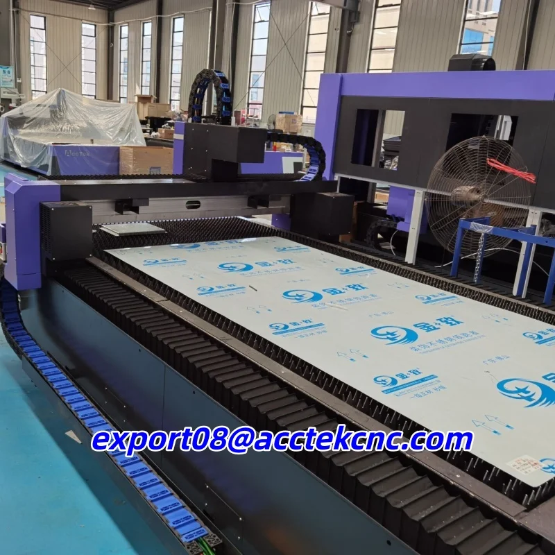ACCTEK Hot Sale Material Processing Machinery Fiber Laser Cutting Machine Gantry Automatic For Metal Sheet Metal Fabrication