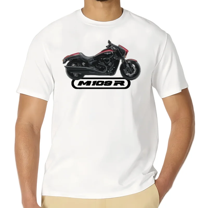 Intruder M109R Heavy Cruiser moto Muscle moto T-Shirt 100% coton col rond été à manches courtes décontracté hommes T-shirt