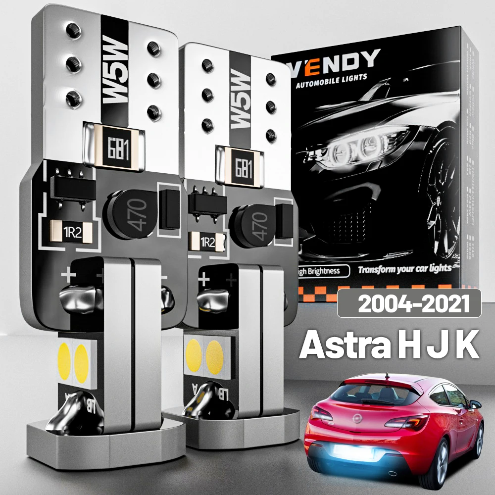 2 stücke LED Kennzeichen Licht Für Opel Astra H J K 2004-2021 2011 2012 2013 2014 2015 2016 2017 2018 2019 2020 Canbus Zubehör