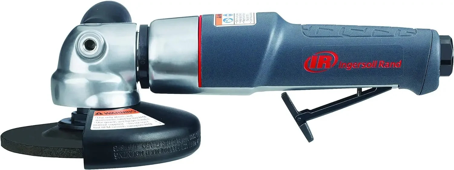 Amoladora angular de aire Ingersoll Rand 345MAX de 5 pulgadas, azul/plata