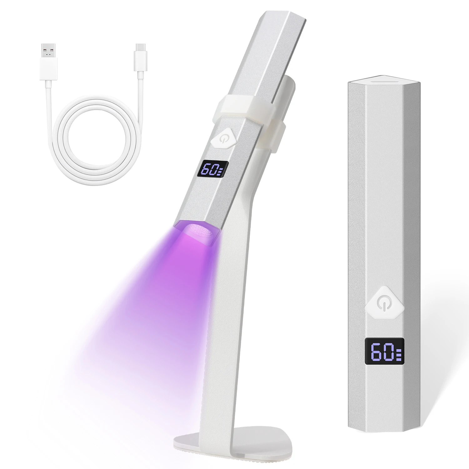 Oplaadbare Mini UV LED Nagellamp Handheld Nageldrooglamp Voor Gel Polish Nageldroger Machine UV Licht Thuis Manicure Salon