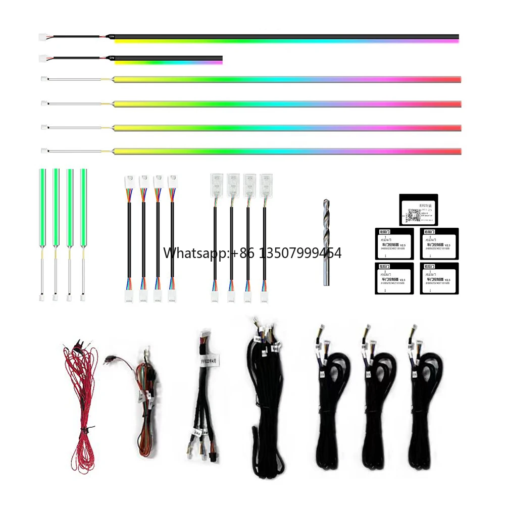 Upgrade 256 Colors Symphony LED Car Interior Ambient Lighting for 6 Series F06 F12 F13 G32 Atmosphere Strip Accessories