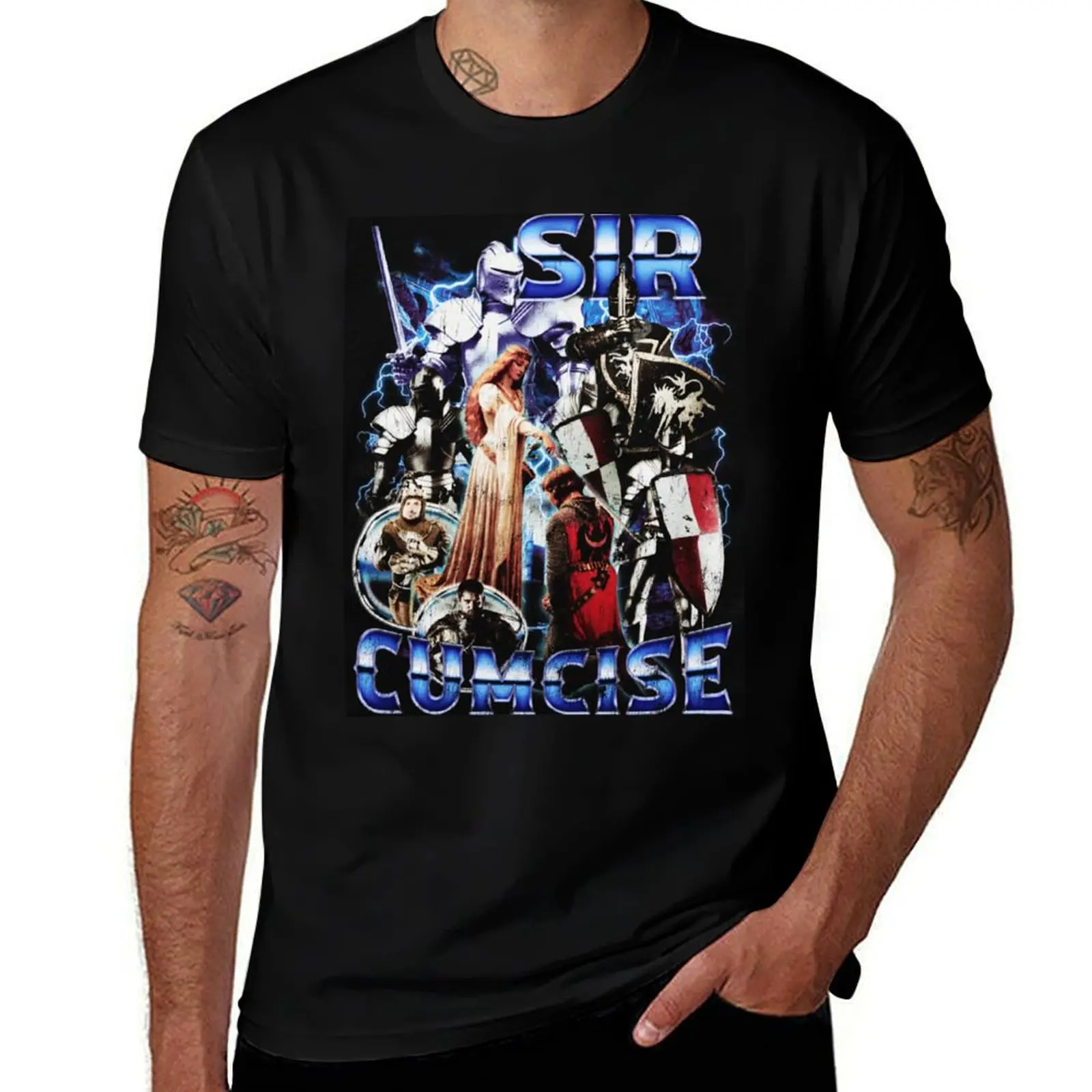 Sir Cumcise T-Shirt plus size tops hippie clothes croswit shirt man oversized graphic tee t shirts for men pack