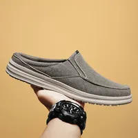 Summer Men Half Shoes Casual Canvas Shoes Lightweight Comfortable Sports Sneakers Walking Big Size 47 48 Zapatos Hombre