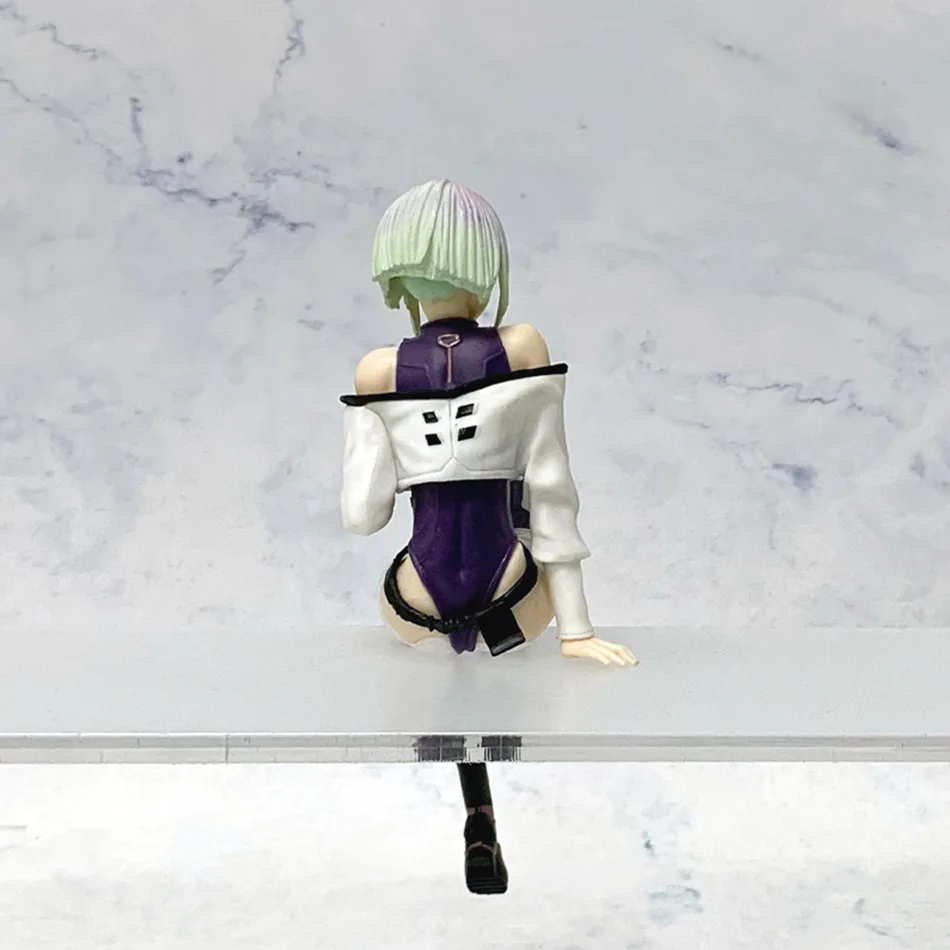 Edgerunners Anime-Figuren – Lucy-Sitzposen im Cyberpunk-Stil | Street Samurai Desktop-Modellspielzeug, Fan-Kollektion – Detail 4