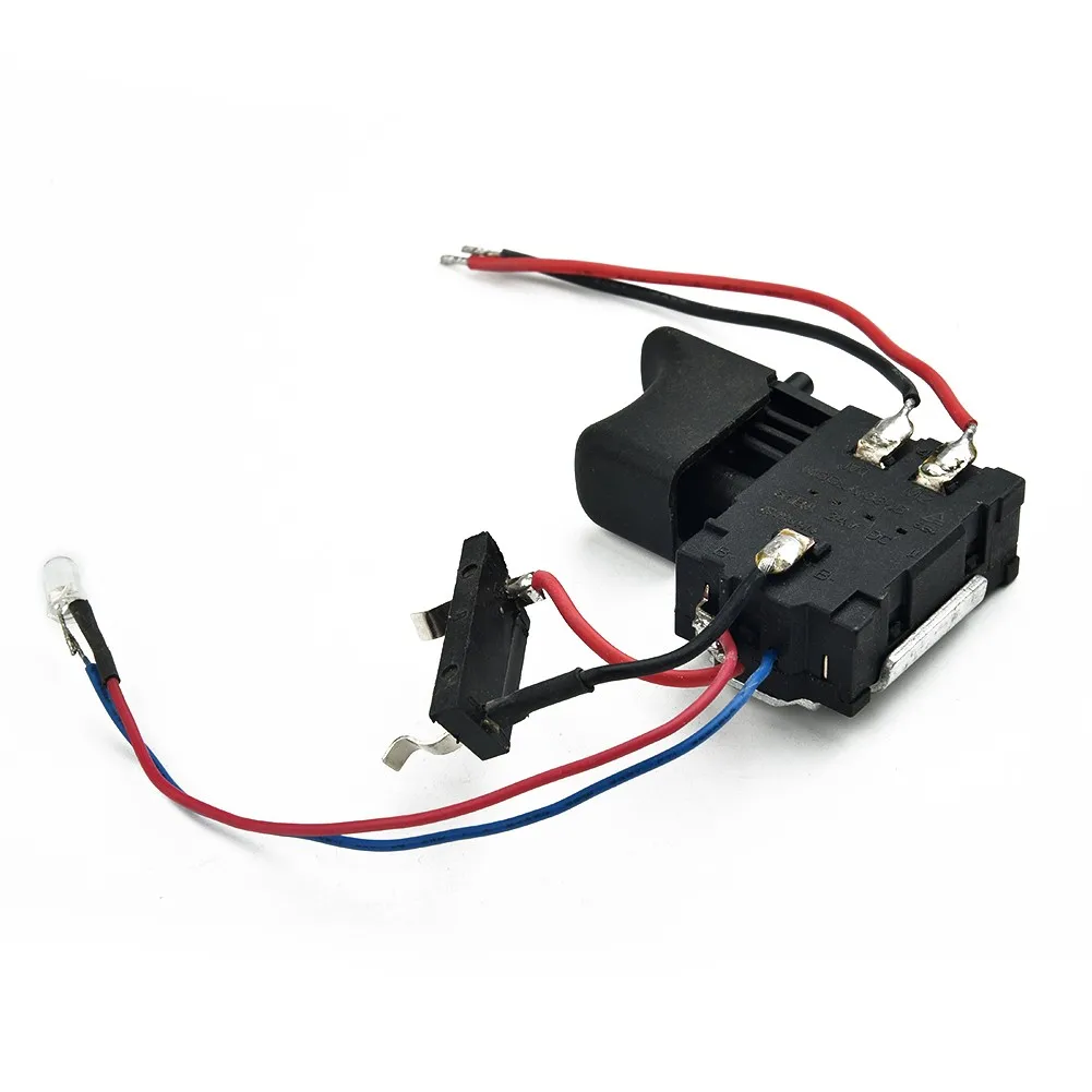 Interruptor de taladro interruptor de velocidad FA2-16 1WEK plástico Metal repuesto negro Control equipo a prueba de polvo para taller de piezas de taladro eléctrico