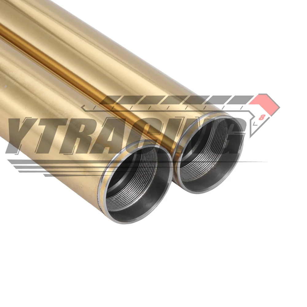 Gold Front Fork Suspension Inner Tubes For HONDA VFR750F Interceptor 1994-1997 41x628mm Shock  Pipes Fork Inner Legs Stand Bars view 5