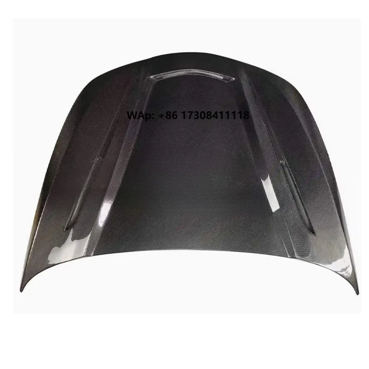 

For Stelvio SD Style Carbon Fiber Engine Hood Bonnet Car Carbon Bonnet Front Engine Hood Cover