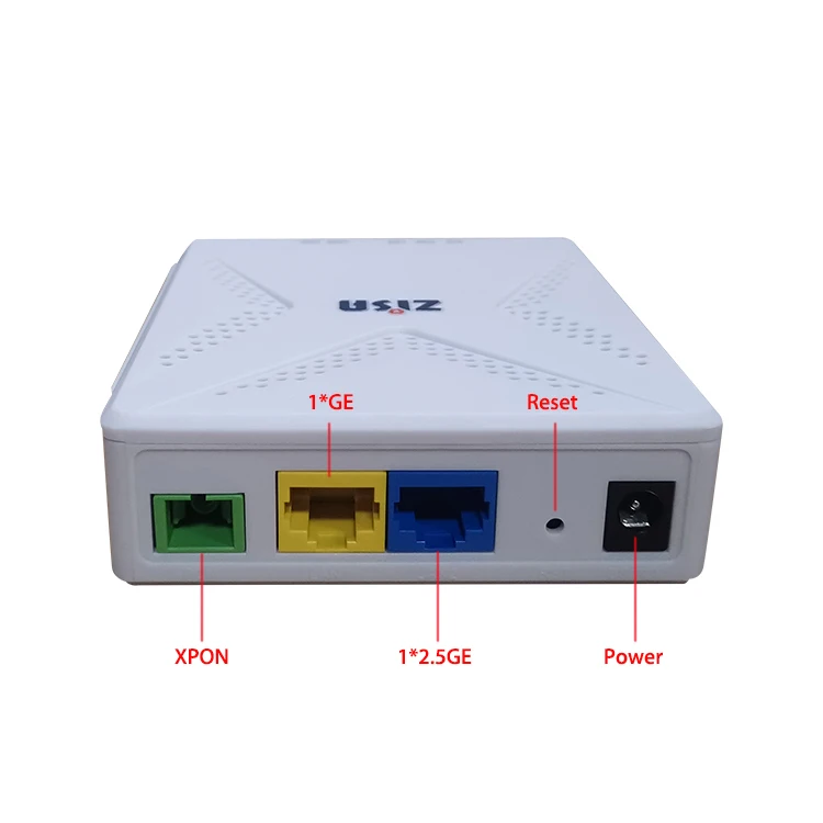 مودم ZISA OP152G XPON GPON ONU 1GE + 2.5GE ONU FTTH ONT المشهور #1