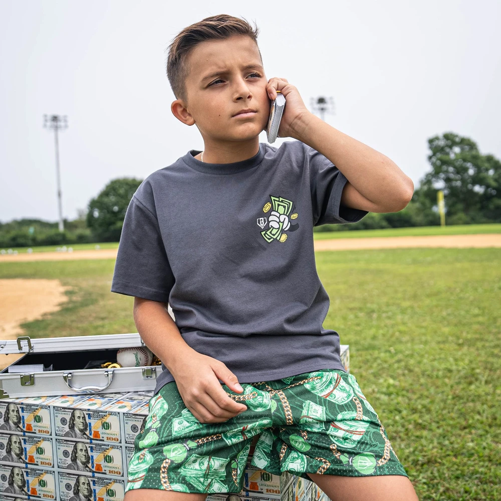 2025 نمط حياة البيسبول الجديد 101 المال/الأوراق النقدية المطبوعة تي شيرتات قصيرة الاكمام الشباب الرجال النساء موضة قميص رياضي غير رسمي #5