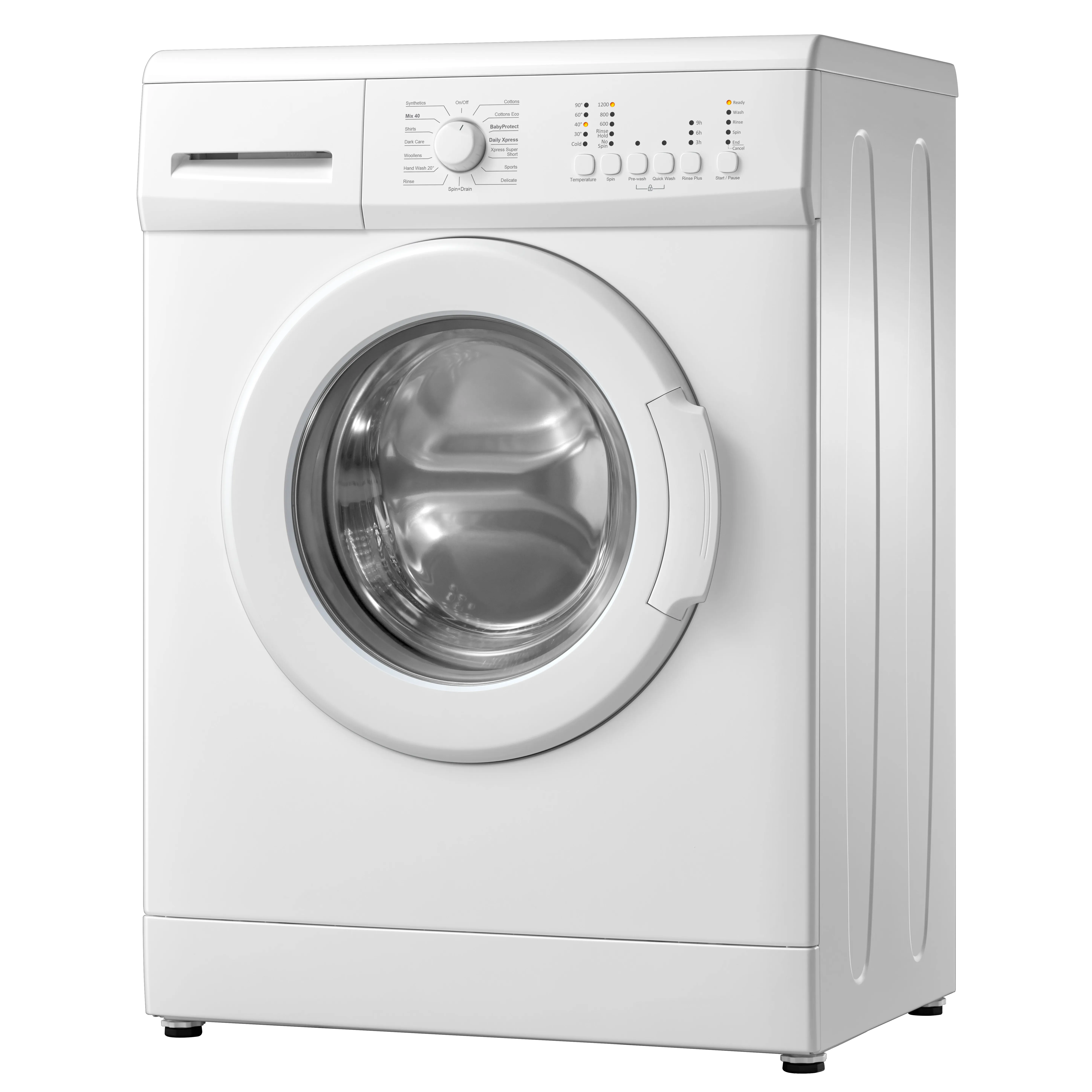 8KG multi-purpose front load/dryer white drum