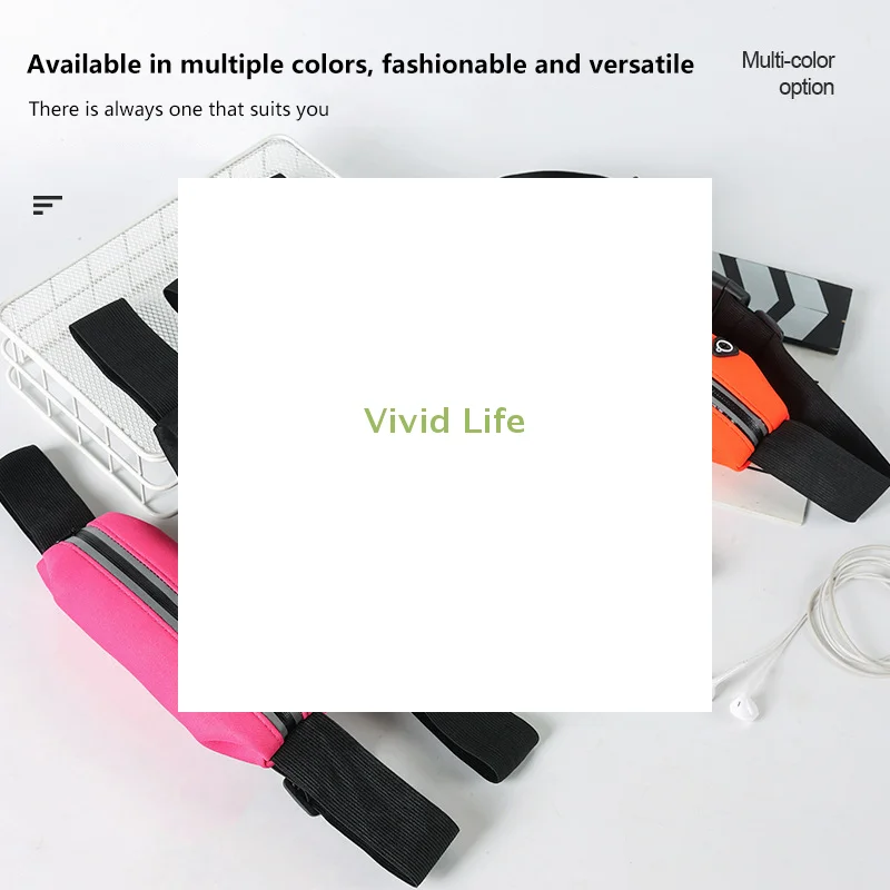 

Stylish And Simple Running Belt Waist Bag For Cell Phone Sports Fanny Pack Waterproof Men Women Hidden Gym Bags Pouch