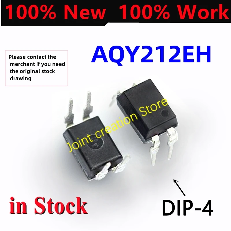 5-100PCS 100% Original AQY212EH DIP-4 AQY212 DIP4 212EH DIP SOP New IC chip in Stock