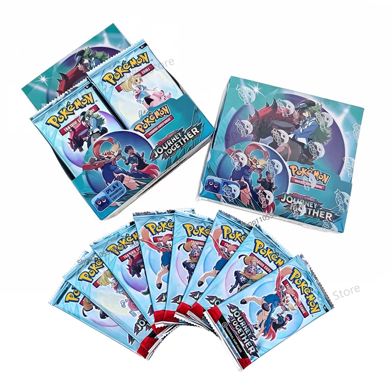 360 Stück Pokemon Scarlet & Violet Journey Together TCG Erweiterungs-Booster-Box Sammelkarten 36 Pack Box Englische Version