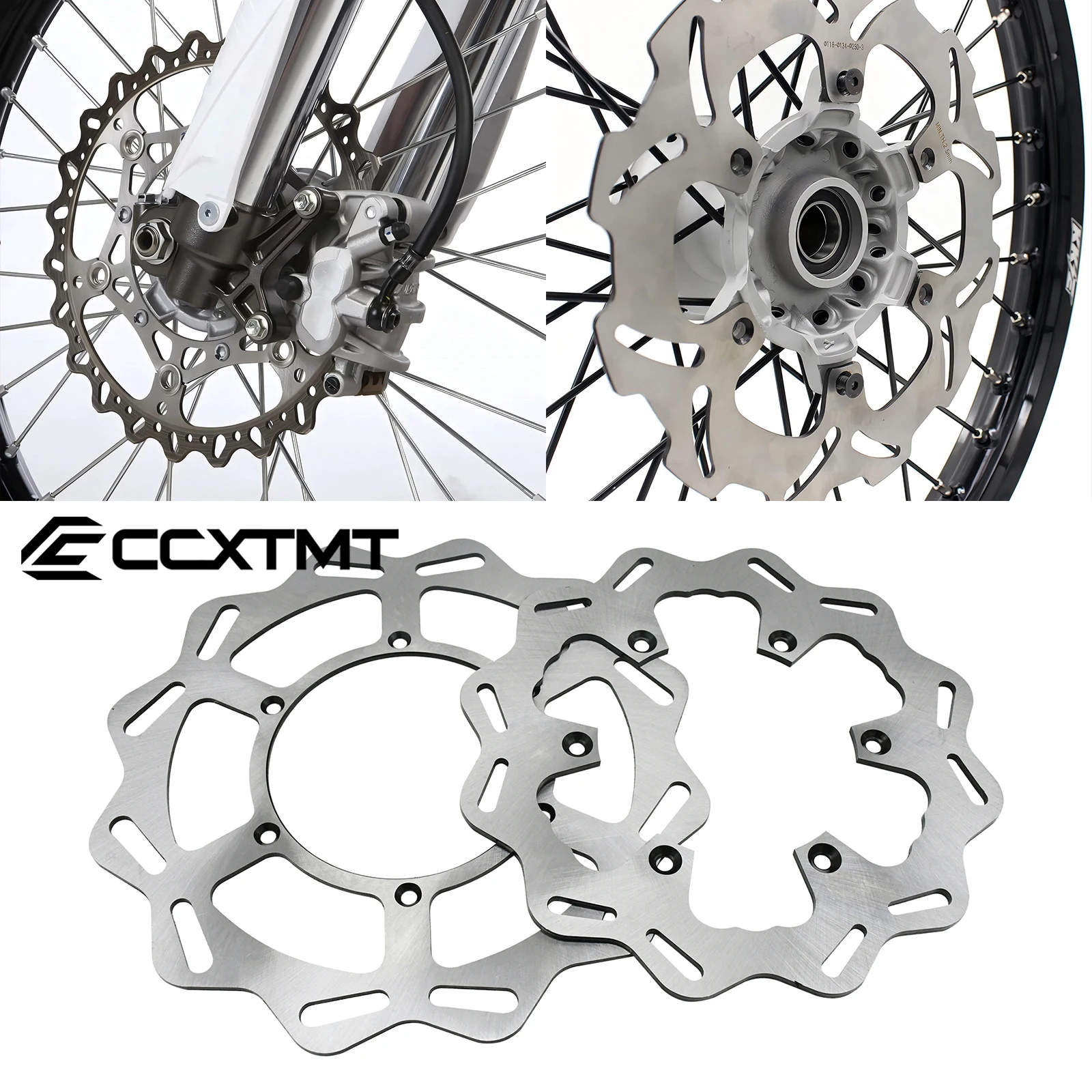 Motorcycle 270mm 245mm Front Rear Brake Disc Rotor Disk For Yamaha YZ125 YZ250 1998-2021 YZ250F YZ450F 2001-2021 WR250F WR450F