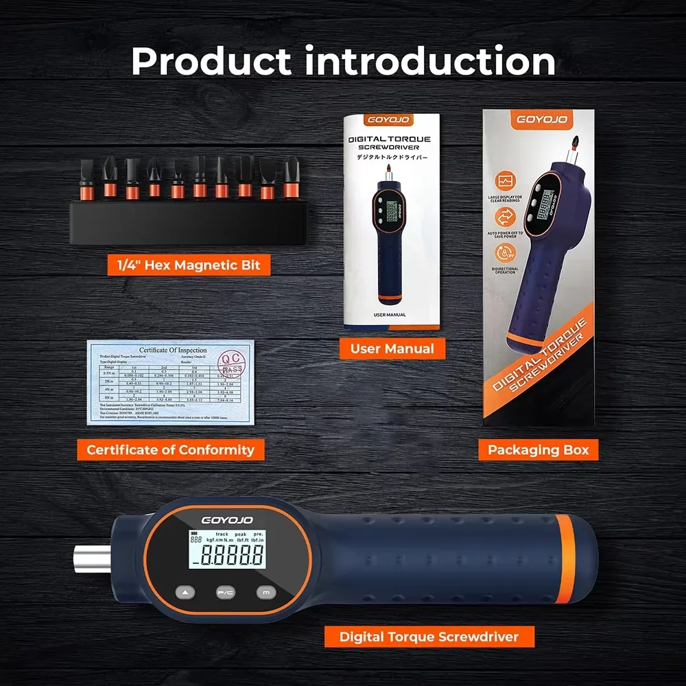 Digital Torque Screwdriver 1/4
